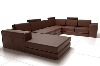 Roma doppio angolare con chaiselong 180x340x280 cm